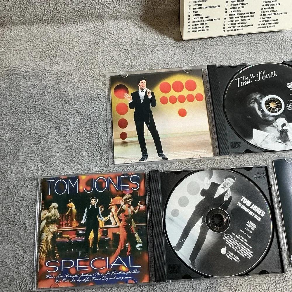 Tom Jones‎ Greatest Hits 3 CD Collection 2000 Vintage - Picture 9 of 10